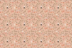 Fototapeta: Ludzie tańczący wśród kwiatów i liści