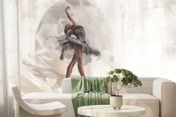 Fototapeta: Malowana kobieta tańcząca balet