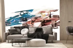 Fototapeta: Malowane sportowe samochody formuła 1