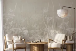 Fototapeta: Malowany wzór pola na jasnym tle