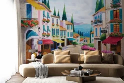 Fototapeta: Malownicza wioska nad morzem