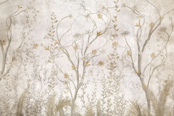 Fototapeta: Malowniczy krajobraz roślin i kwiatów