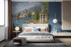 Fototapeta: Malowniczy krajobraz w widokiem na góry