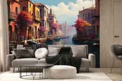 Fototapeta: Malowniczy pejzaż miasta wenecja