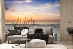 Fototapeta: Malowniczy zachód słońca nad morzem