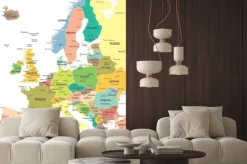 Fototapeta: Mapa europy - bardzo szczegółowe ilustracji wektorowych.
