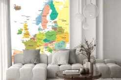 Fototapeta: Mapa europy - bardzo szczegółowe ilustracji wektorowych.