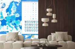 Fototapeta: Mapa europy z ikon nawigacji z ikon nawigacji