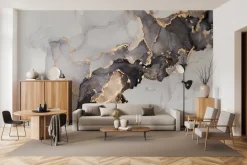 Fototapeta: Marmur abstrakcja ze złotem