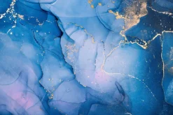 Fototapeta: Marmurowy wzór w niebieskim kolorze