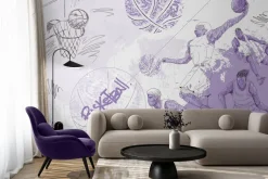 Fototapeta: Mężczyźni grający w koszykówkę