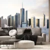 Fototapeta: Miasto ponad chmurami wieżowce