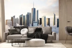 Fototapeta: Miasto ponad chmurami wieżowce