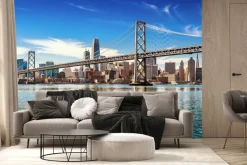 Fototapeta: Miasto san francisco w słoneczny dzień