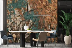 Fototapeta: Miedziano zielona tekstura w stylu vintage