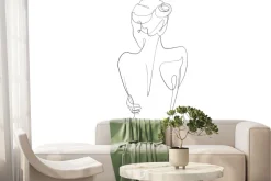 Fototapeta: Minimalistyczny akt kobiecy w stylu line art