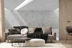 Fototapeta: Minimalistyczna betonowa przestrzeń oświetlona z góry