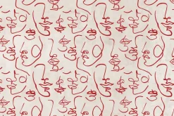 Fototapeta: Minimalistyczne twarze line art nowoczesna abstrakcja