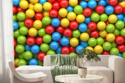 Fototapeta: Mixed background color balls