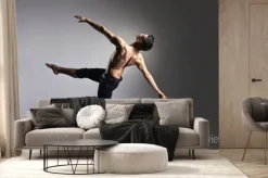 Fototapeta: Młody, stylowy i nowoczesny balet tancerz