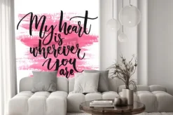 Fototapeta: Moje serce jest tam, gdzie jesteś. romantyczny kart wycenę dla