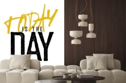 Fototapeta: Motywacyjne plakat z napisem: "dzisiaj jest dzień". grunge st