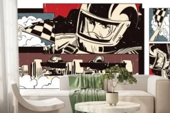 Fototapeta: Motywy związane z wyścigami samochodowymi