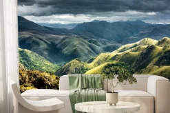 Fototapeta: Mountainous landscape of the malolotja nature reserve in swaziland