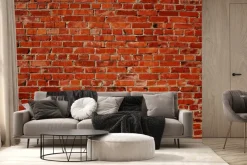 Fototapeta: Mur z czerwonej cegły