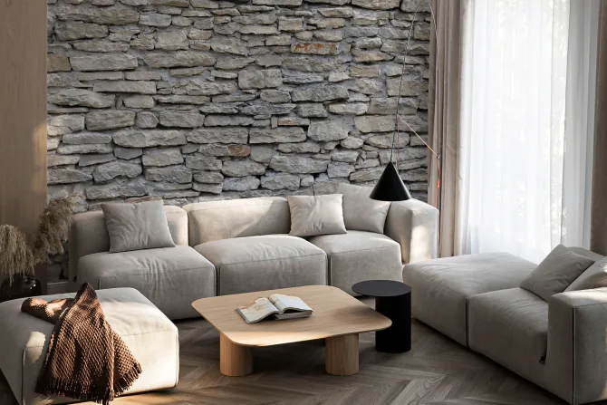 Fototapeta: Murowana ściana z cegły