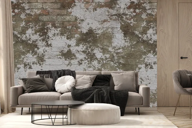 Fototapeta: Murowana ściana z cegły