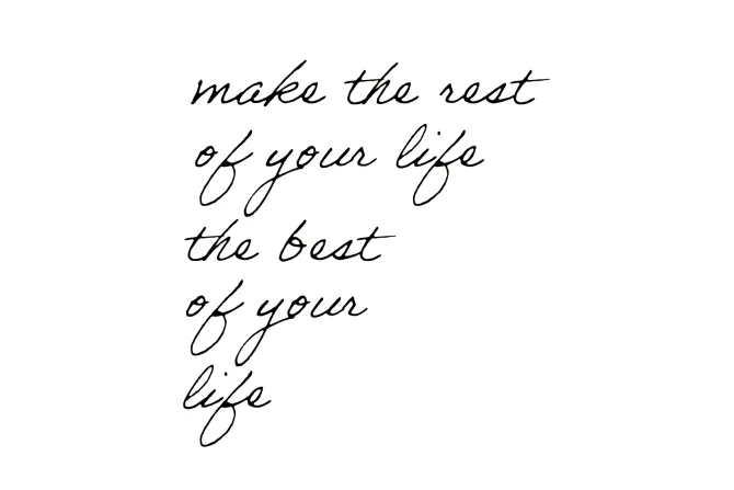 Fototapeta: Napis motywacyjny na białym tle