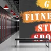Fototapeta: Napisy sportowe na siłownie