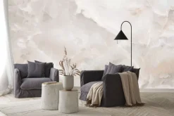 Fototapeta: Naturalna beżowa tekstura marmurowa