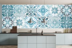 Fototapeta: Niebieskie ornamenty vintage