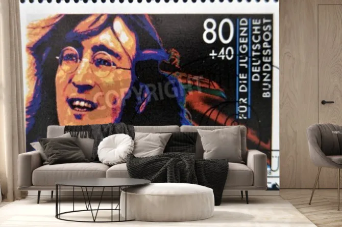 Fototapeta: Niemcy - około 1988: stempel drukowane w niemczech pokazuje obraz