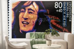 Fototapeta: Niemcy - około 1988: stempel drukowane w niemczech pokazuje obraz