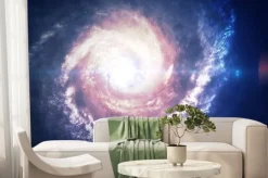 Fototapeta: Niesamowicie piękna galaktyka spiralna gdzieś w przestrzeni kosmicznej.