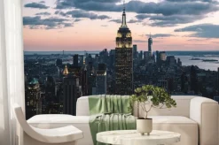 Fototapeta: Nocna panorama nowego jorku