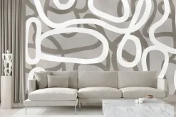 Fototapeta: Nowoczesna abstrakcja deseń geometryczne kształty