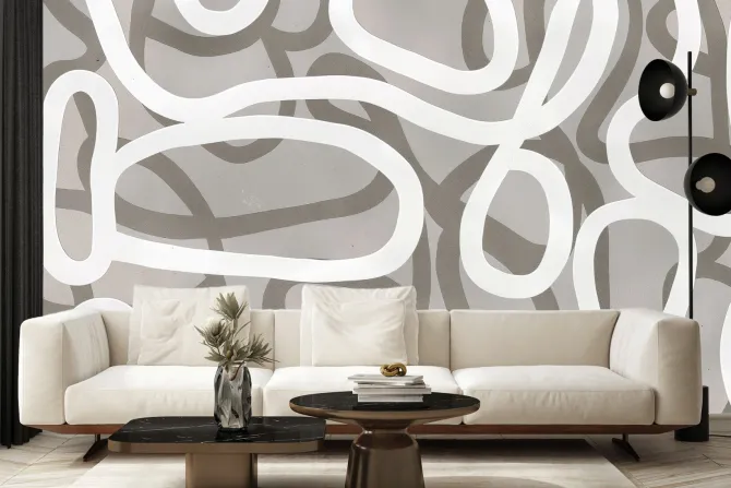 Fototapeta: Nowoczesna abstrakcja deseń geometryczne kształty