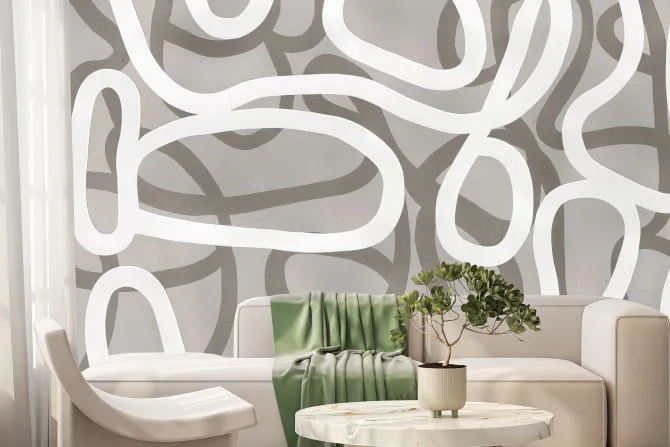 Fototapeta: Nowoczesna abstrakcja deseń geometryczne kształty