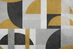 Fototapeta: Nowoczesna kompozycja geometrycznych kształtów