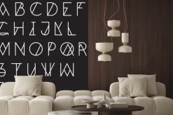 Fototapeta: Nowoczesne geometryczne alfabet
