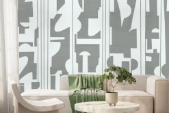 Fototapeta: Nowoczesny wzór geometryczny w odcieniach szarości