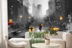 Fototapeta: Nowy jork nocą malowniczy krajobraz