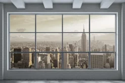 Fototapeta: Nowy jork widok z dużego okna