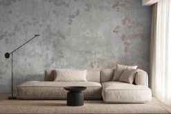 Fototapeta: Odbicie liści na betonowej ścianie