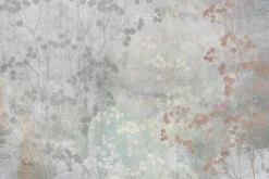 Fototapeta: Odbicie liści na betonowej ścianie