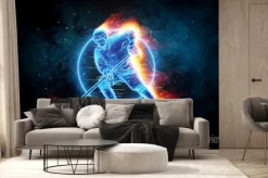 Fototapeta: Ognisty hokeista